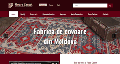 Desktop Screenshot of floare-carpet.md