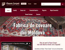 Tablet Screenshot of floare-carpet.md